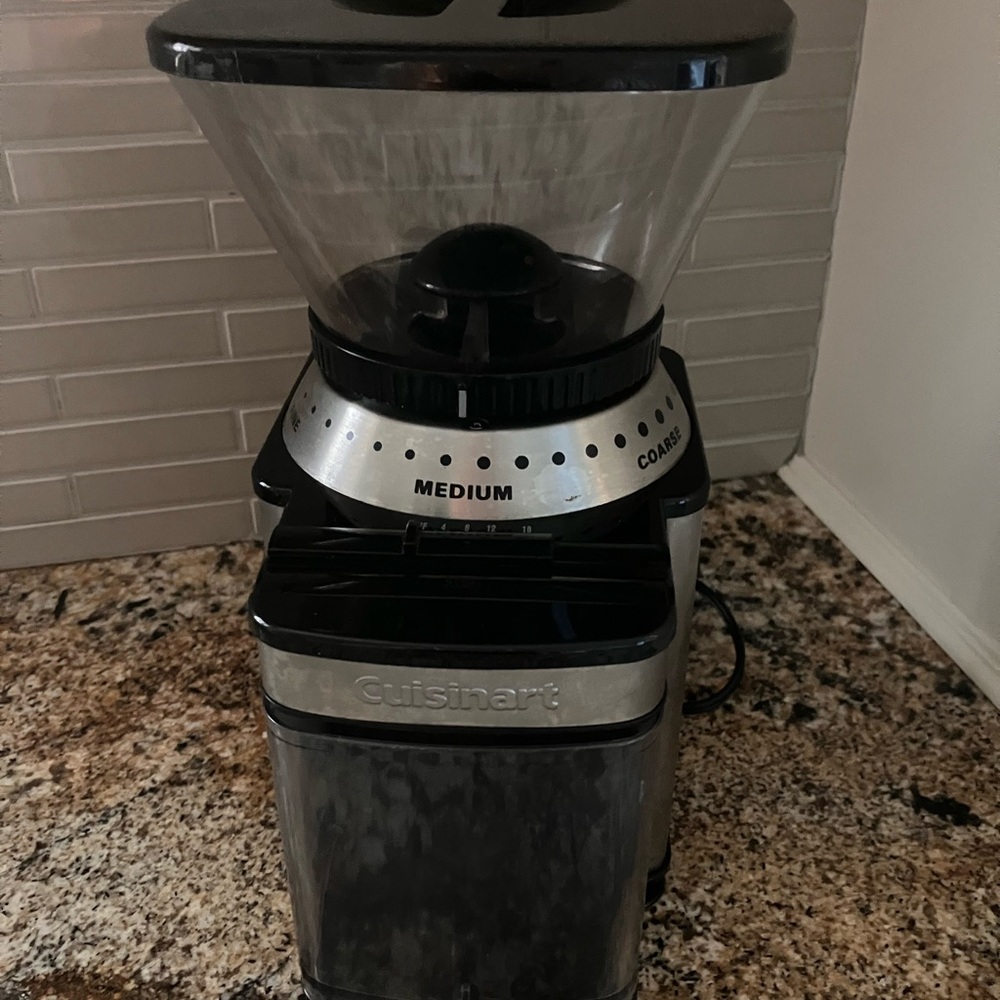 Cuisinart Coffee Grinder- Black and Silver
